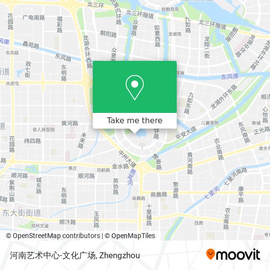 河南艺术中心-文化广场 map