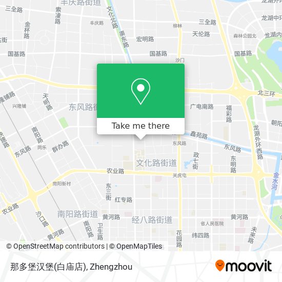 那多堡汉堡(白庙店) map