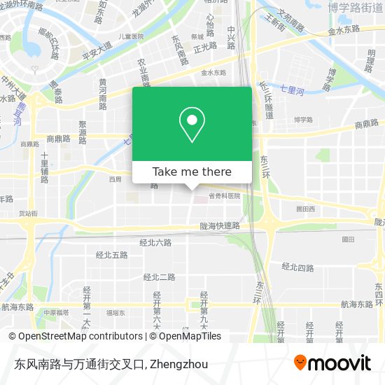 东风南路与万通街交叉口 map