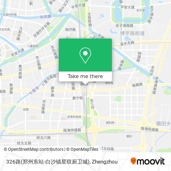 326路(郑州东站-白沙镇星联厨卫城) map