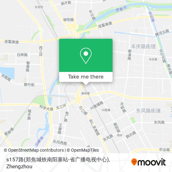 s157路(郑焦城铁南阳寨站-省广播电视中心) map