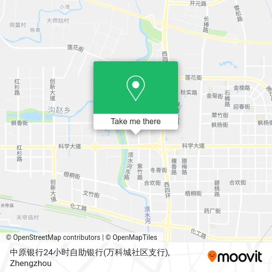 中原银行24小时自助银行(万科城社区支行) map