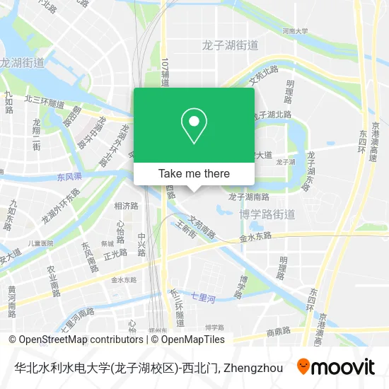 华北水利水电大学(龙子湖校区)-西北门 map