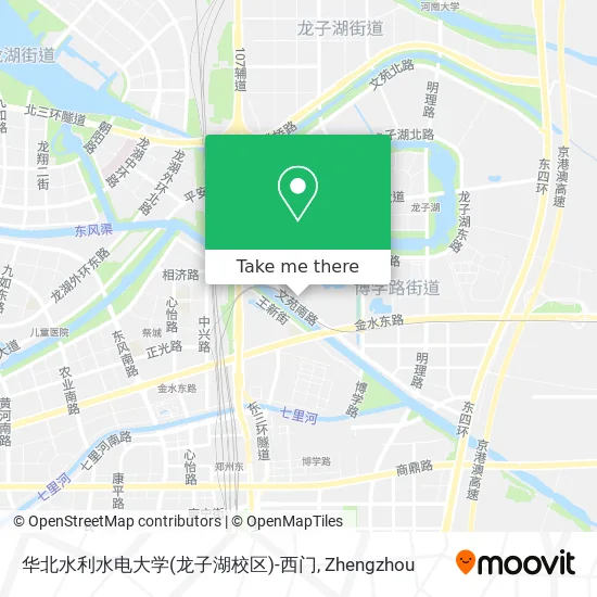 华北水利水电大学(龙子湖校区)-西门 map