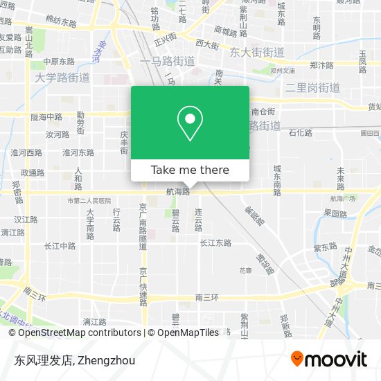 东风理发店 map