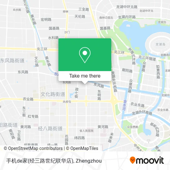 手机de家(经三路世纪联华店) map
