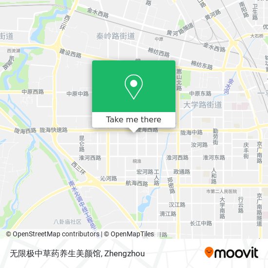 How To Get To 无限极中草药养生美颜馆in 中原区by Bus Or Metro