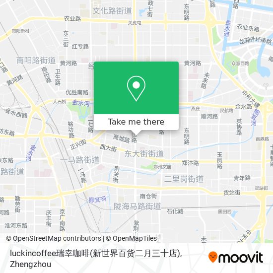 luckincoffee瑞幸咖啡(新世界百货二月三十店) map