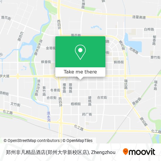 郑州非凡精品酒店(郑州大学新校区店) map