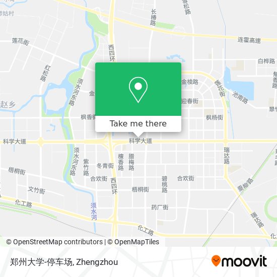 郑州大学-停车场 map