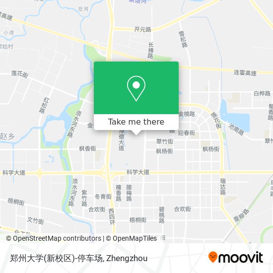 郑州大学(新校区)-停车场 map