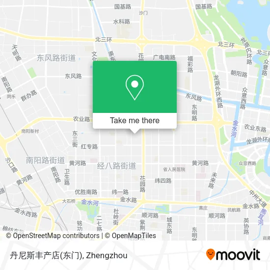 丹尼斯丰产店(东门) map