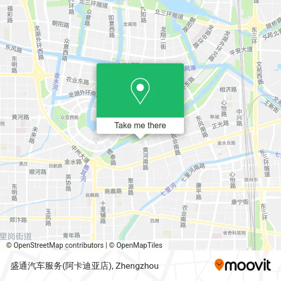盛通汽车服务(阿卡迪亚店) map