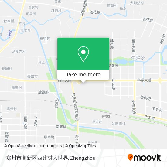 郑州市高新区西建材大世界 map