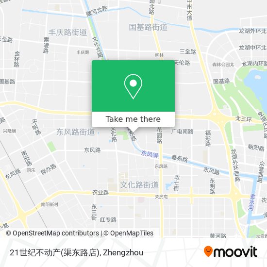 21世纪不动产(渠东路店) map