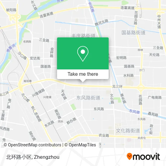 北环路小区 map
