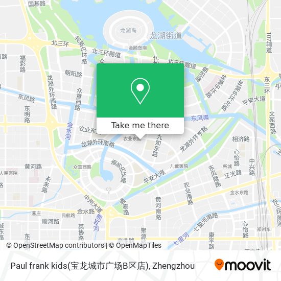 Paul frank kids(宝龙城市广场B区店) map