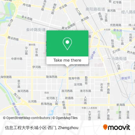 信息工程大学长城小区-西门 map