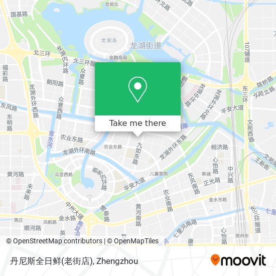 丹尼斯全日鲜(老街店) map