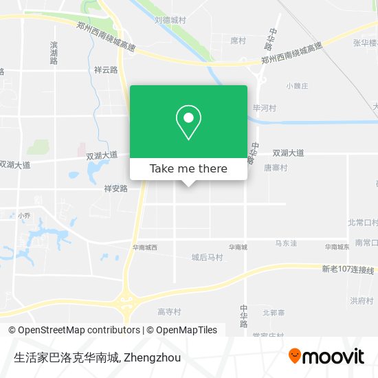 生活家巴洛克华南城 map