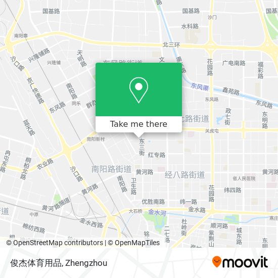 俊杰体育用品 map