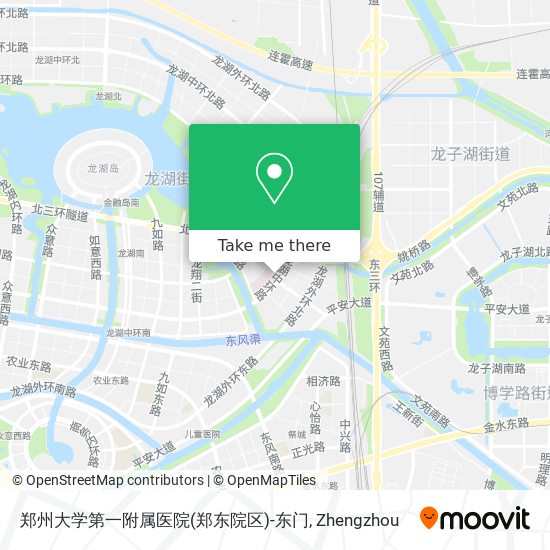 郑州大学第一附属医院(郑东院区)-东门 map