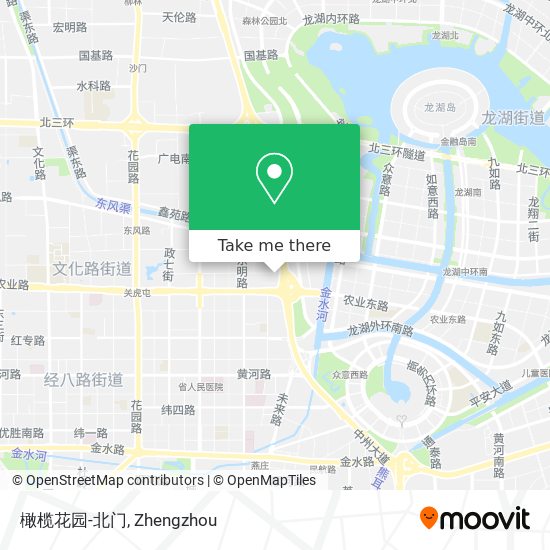 橄榄花园-北门 map