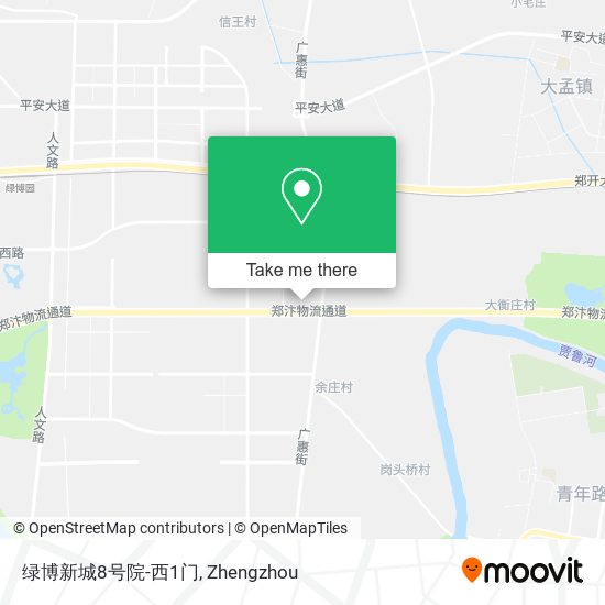 绿博新城8号院-西1门 map