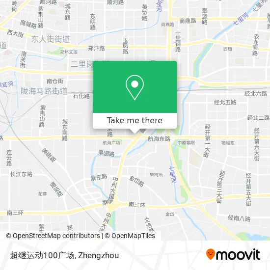 超继运动100广场 map