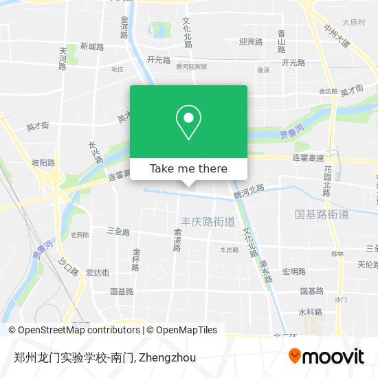 郑州龙门实验学校-南门 map