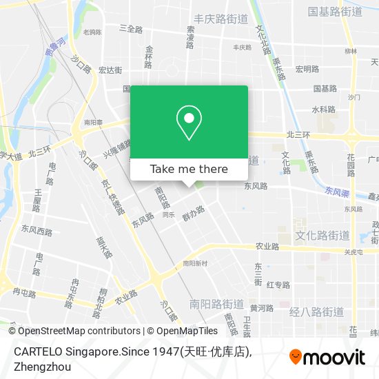 CARTELO Singapore.Since 1947(天旺·优库店) map