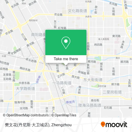 樊文花(丹尼斯·大卫城店) map