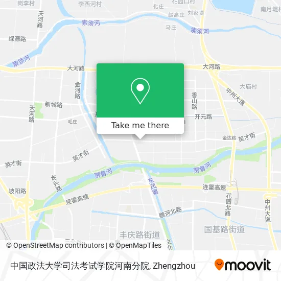 中国政法大学司法考试学院河南分院 map