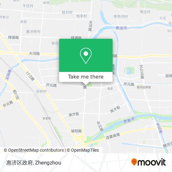 惠济区政府 map