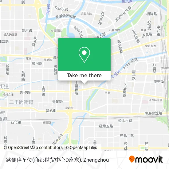 路侧停车位(商都世贸中心D座东) map