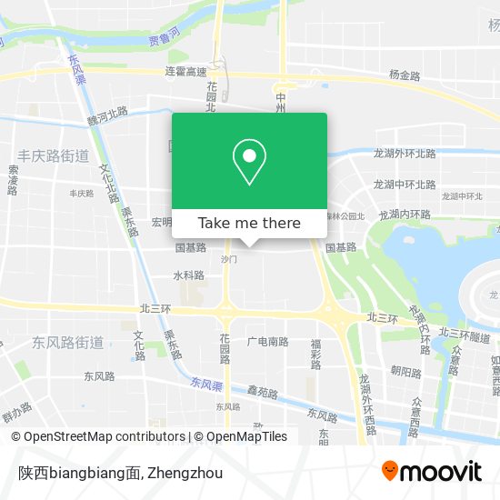 陕西biangbiang面 map