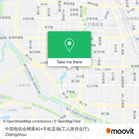 中国电信全网通4G+手机卖场(工人路营业厅) map