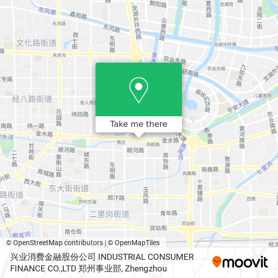 兴业消费金融股份公司 INDUSTRIAL CONSUMER FINANCE CO.,LTD 郑州事业部 map