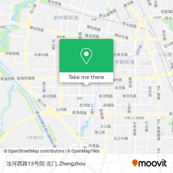 汝河西路13号院-北门 map
