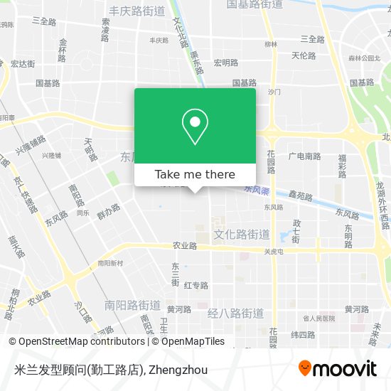 米兰发型顾问(勤工路店) map