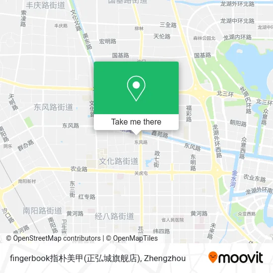 fingerbook指朴美甲(正弘城旗舰店) map