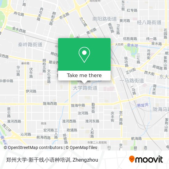 郑州大学-新干线小语种培训 map