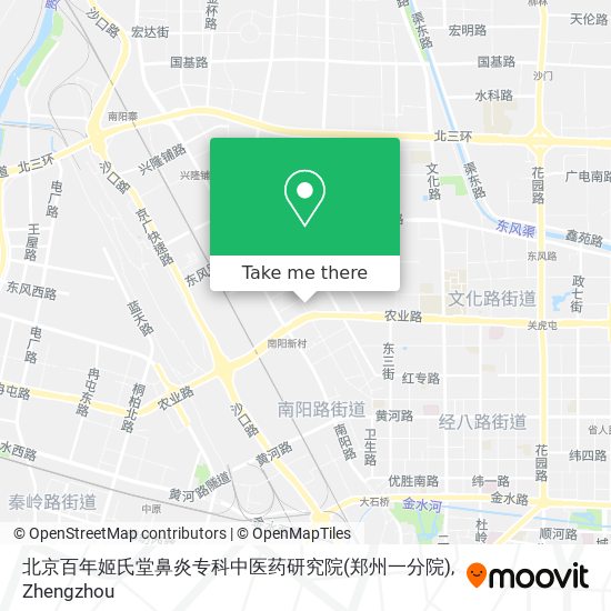 北京百年姬氏堂鼻炎专科中医药研究院(郑州一分院) map