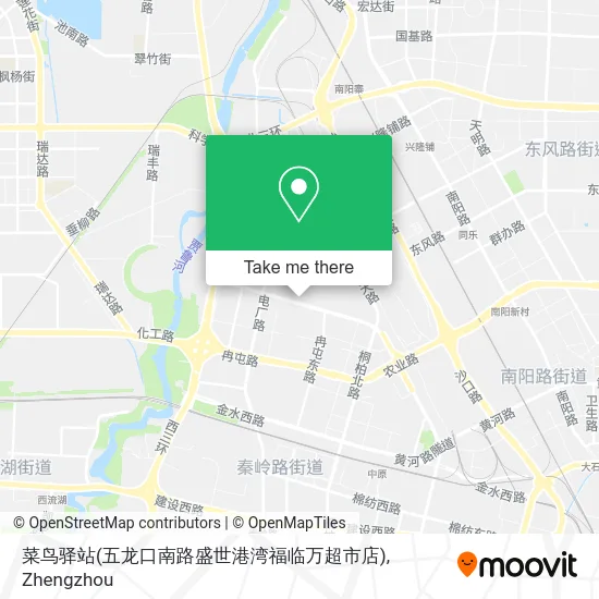 菜鸟驿站(五龙口南路盛世港湾福临万超市店) map
