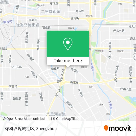 橡树玫瑰城社区 map