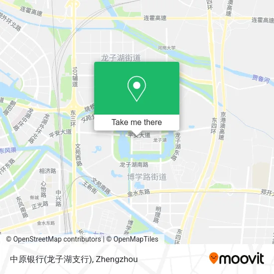 中原银行(龙子湖支行) map