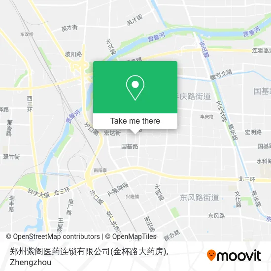郑州紫阁医药连锁有限公司(金杯路大药房) map