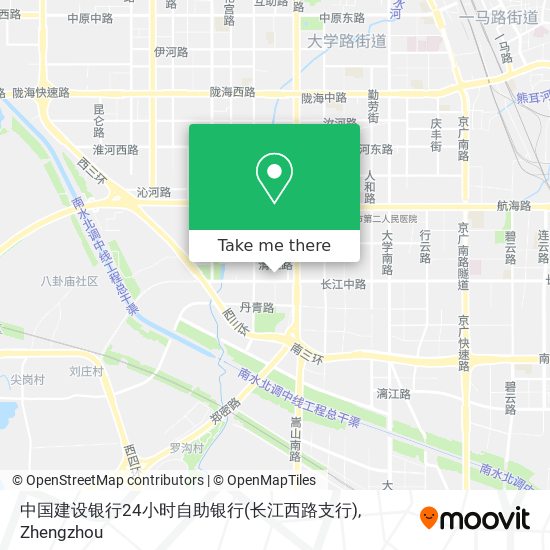 中国建设银行24小时自助银行(长江西路支行) map