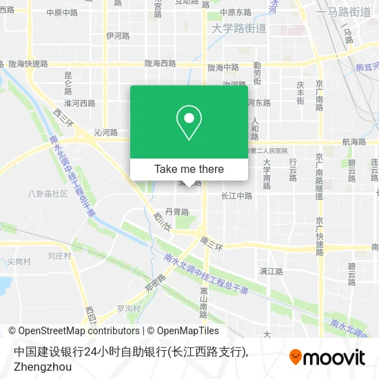中国建设银行24小时自助银行(长江西路支行) map