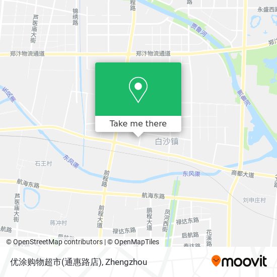 优涂购物超市(通惠路店) map